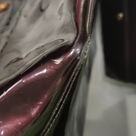 LOUIS VUITTON Vernis Bellevue AMARANT W/ WALLET BUNDLE - Picture 7 of 17